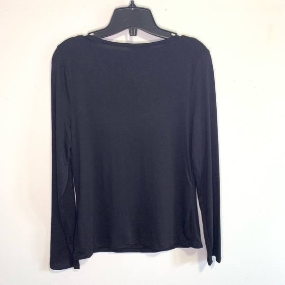 Fashion Nova long sleeve black top #105 - Picture 2 of 7